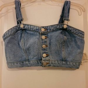 Pacsun blue jean top